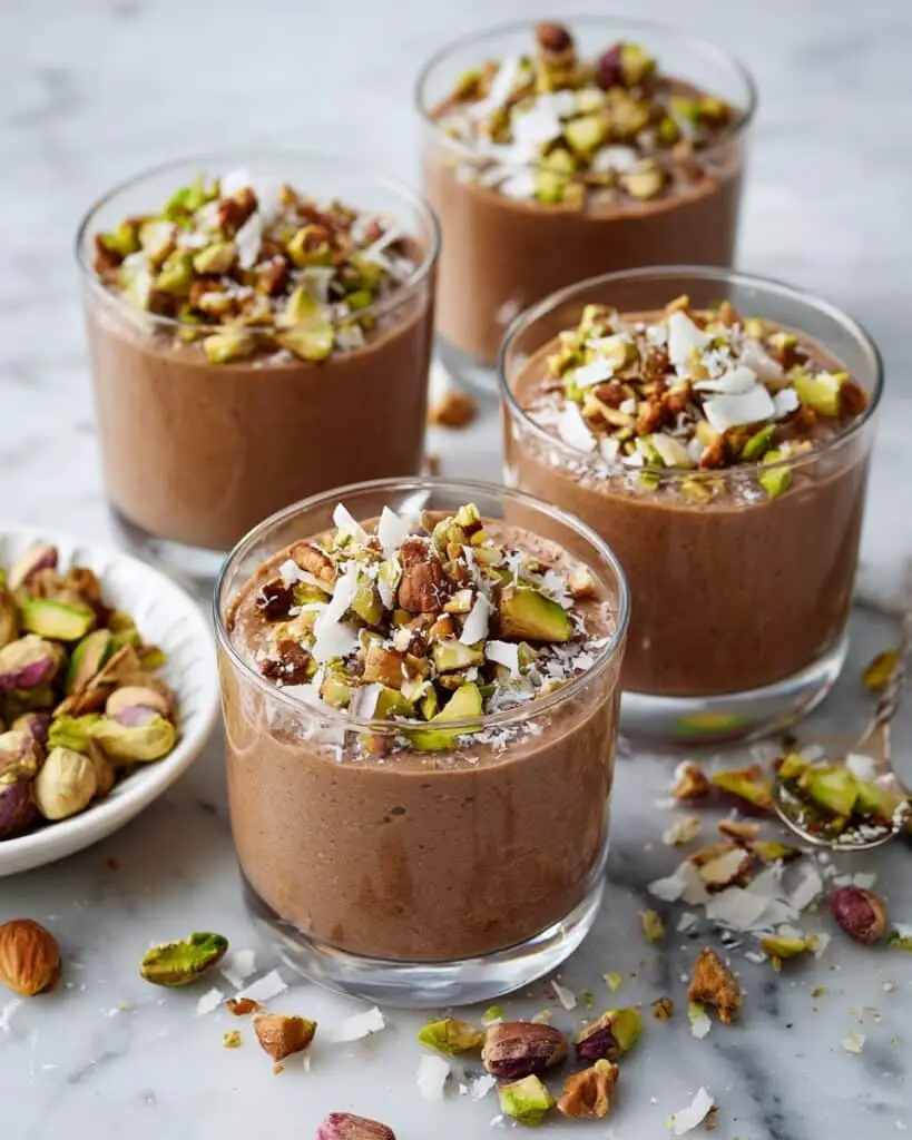 Meghli: Traditional Spiced Rice Flour Pudding with Nuts and Coconut Recipe
