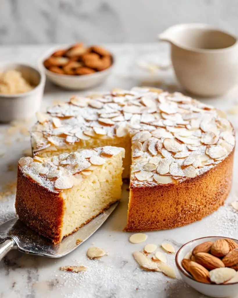 Cardamom Lemon Almond Cake Recipe