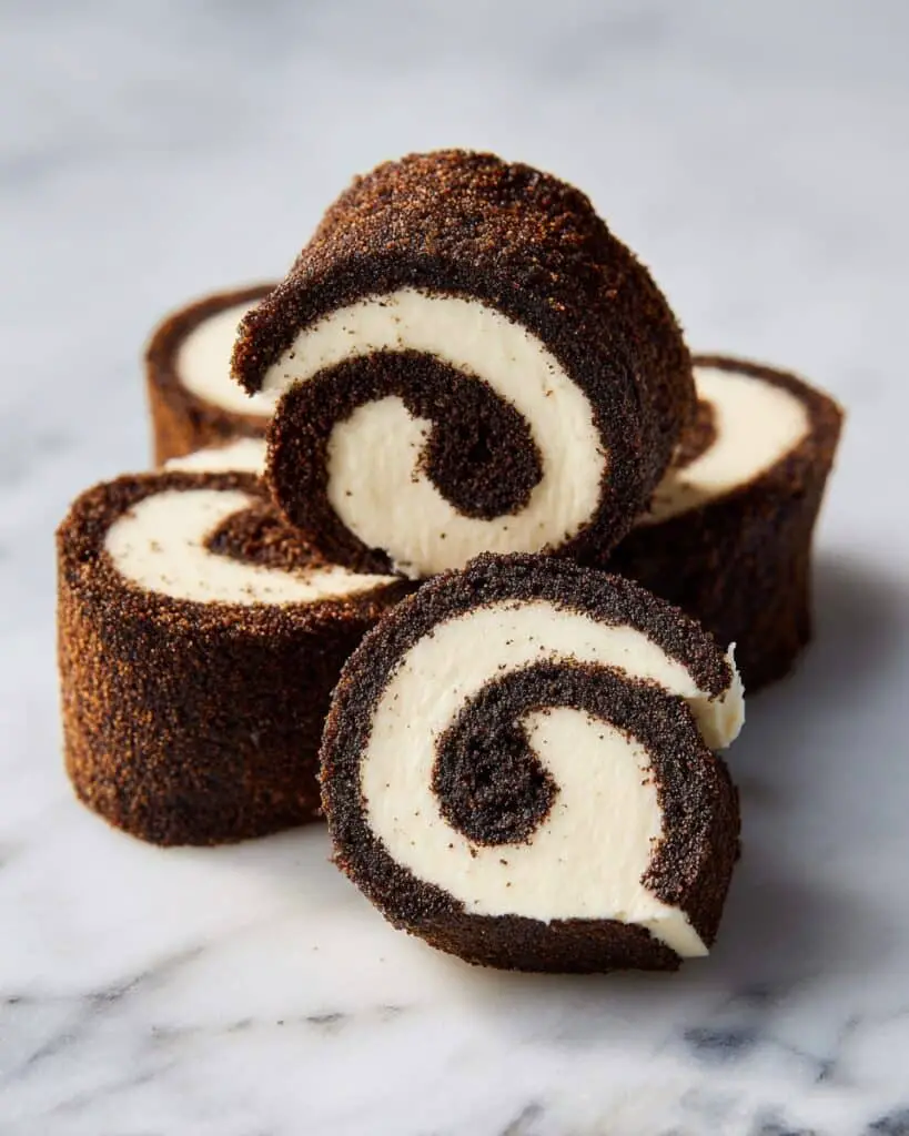 No Bake Mounds Roll or Almond Joy Roll Recipe