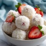 No Bake Strawberry Coconut Truffles Recipe