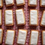 Danish Fedtebrød – Coconut Cookie Slices with Rum Glaze Recipe