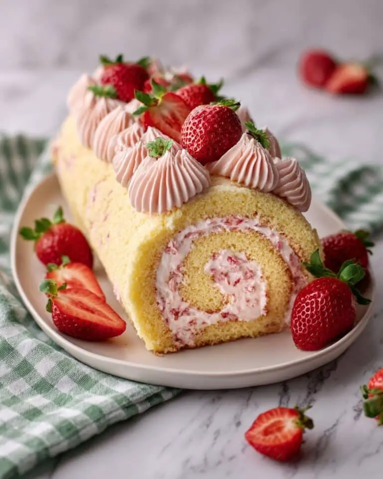 Strawberry Cake Roll Recipe