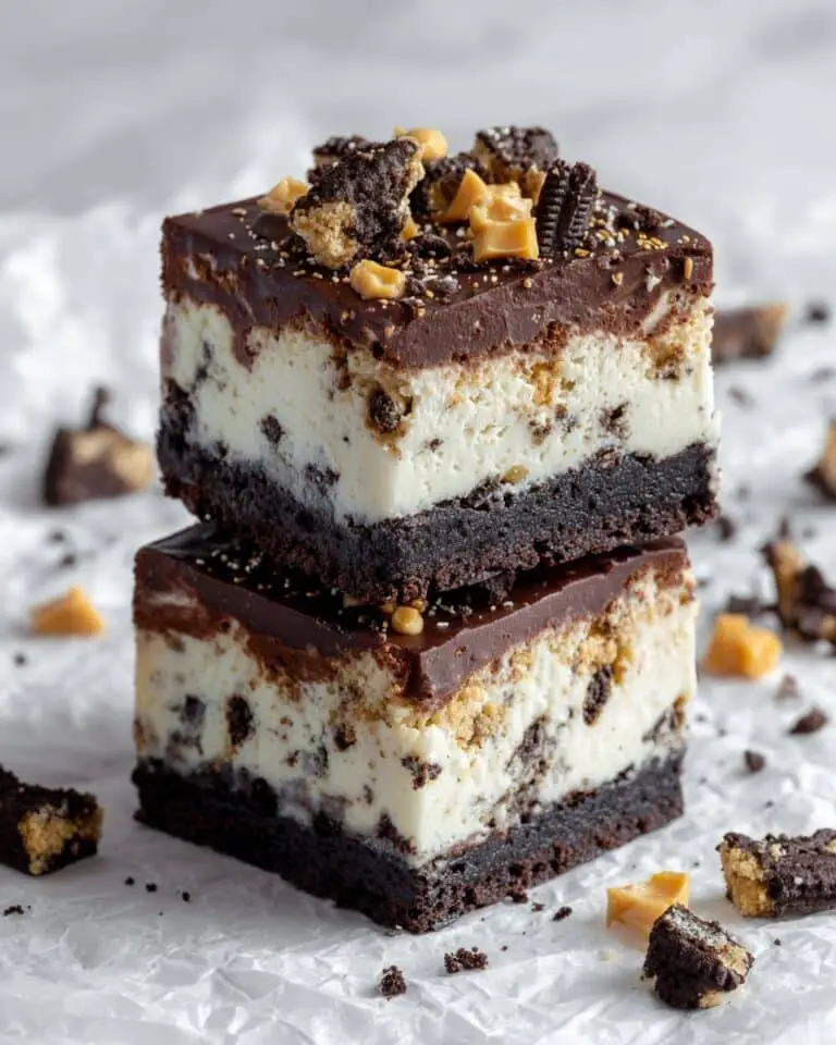 Slutty Cheesecake Brownie Bars Recipe