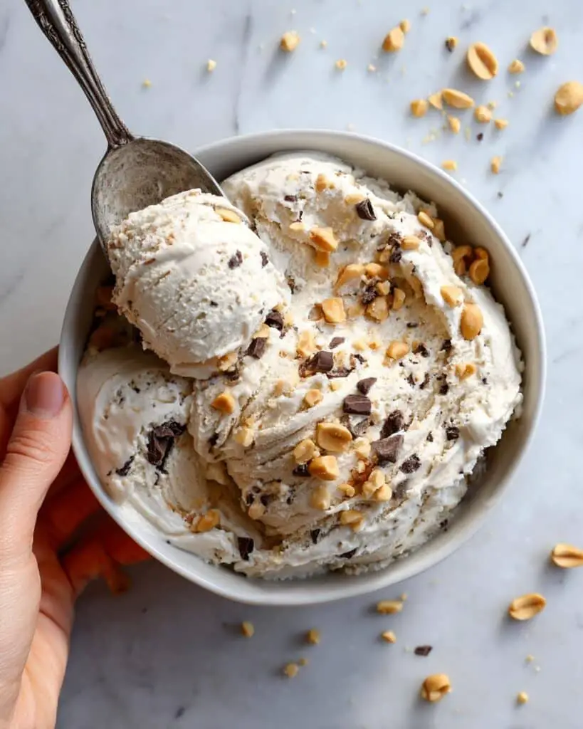 Healthy Cheese Snickers Bowl {High Protein} Recipe