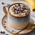 Healthy Oatmeal Banana Mug Cake Recipe