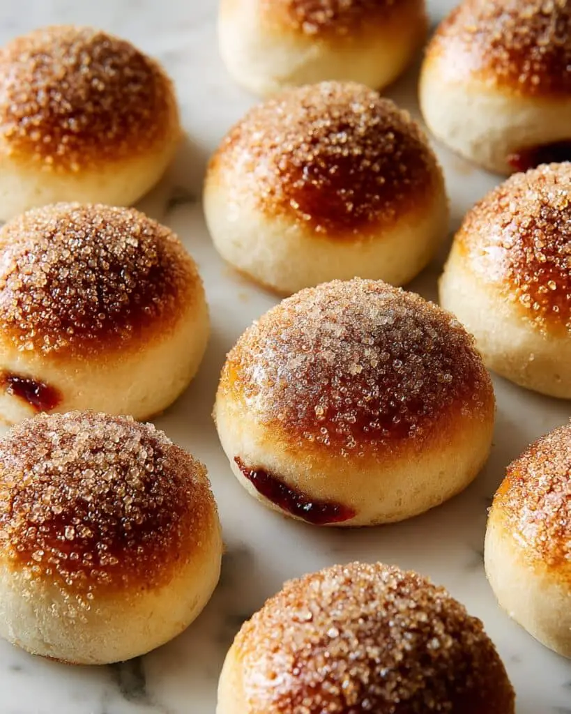 Baked Jelly Donuts with Strawberry Jam Recipe
