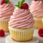Raspberry Cupcakes with Raspberry Buttercream Frosting Recipe