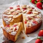Almond Strawberry Cake Recipe