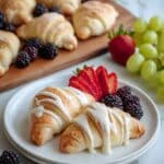 Crescent Roll Cinnamon Rolls with Vanilla Icing Recipe