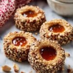 Pecan Jam Thumbprint Cookies Recipe