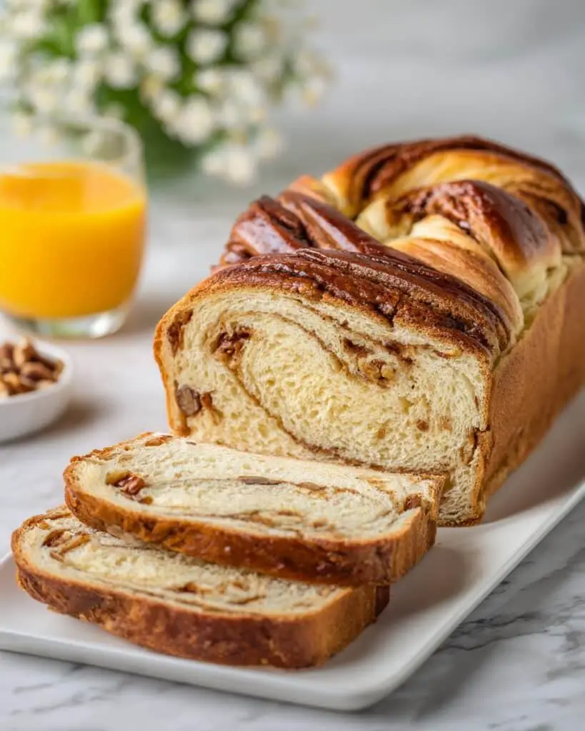 Nutmeg and Pecan Braided Bread Recipe